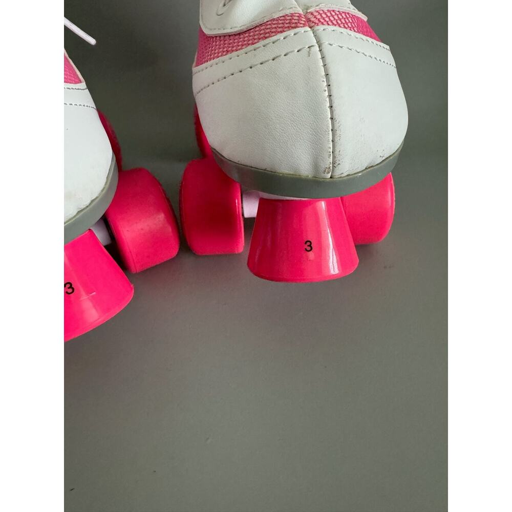 Firestar Roller Skates Girls Size 3 White and Pink - EUC - Picture 5 of 8